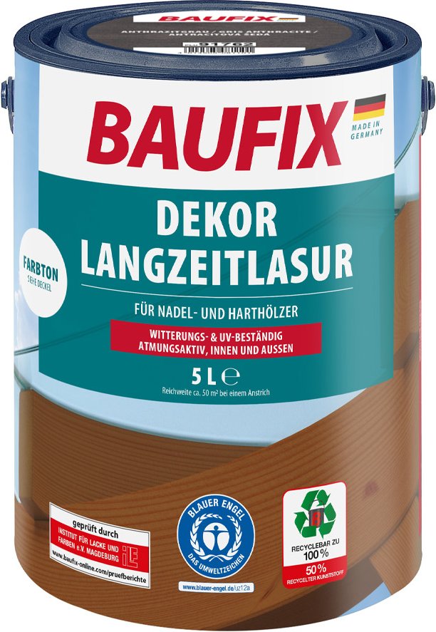 Dekor-Langzeitlasur - Anthrazitgrau