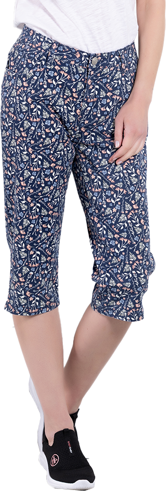 Twill-Caprihose für Damen