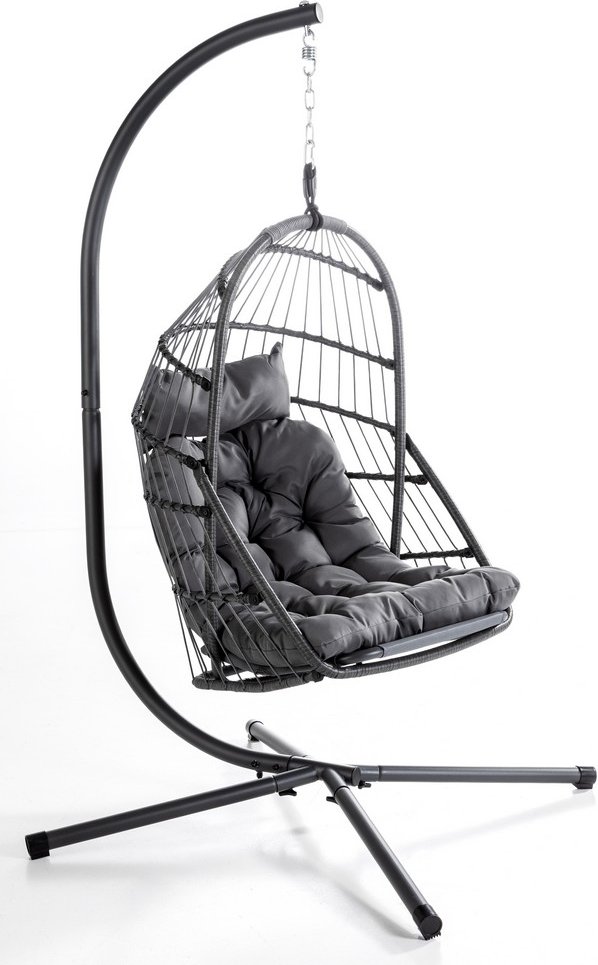 Hängesessel, faltbar, 120x108x192 cm