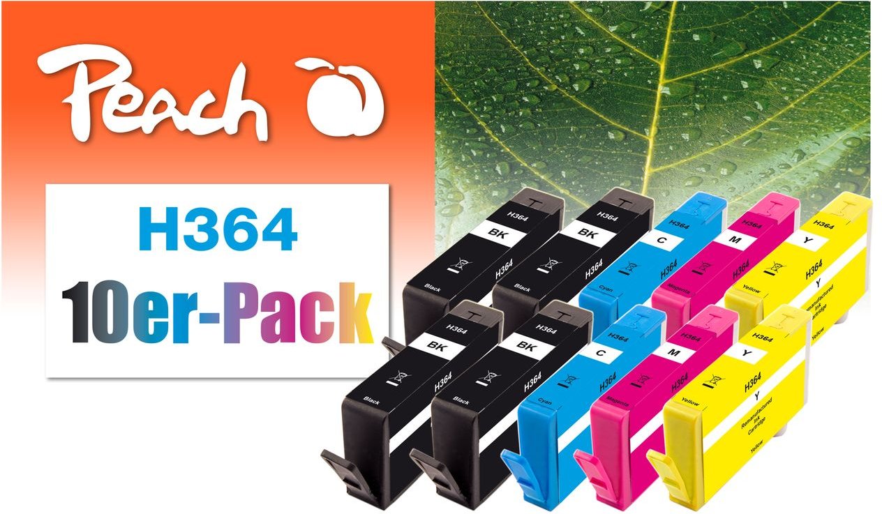10er-Pack Tintenpatronen ersetzt HP No. 364