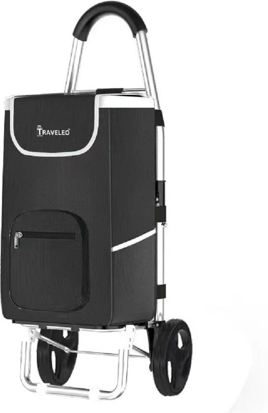 48 L Einkauf Trolley Einkaufswagen Shopping Trolley Tasche Aluminium Stabil