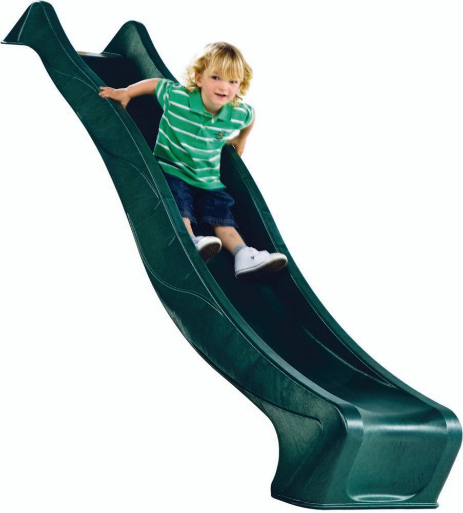 Wellenrutsche PE, grün ca. 290 x 46 cmfür Podesthöhe 150 cm