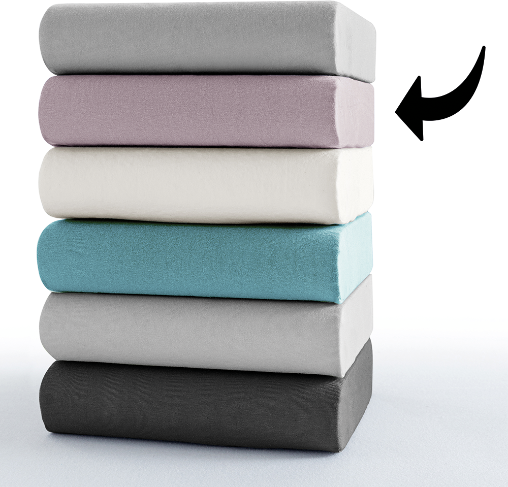 Interlock Doppeljersey-Spannbetttuch - ca. 140 - 160 x 200 cm