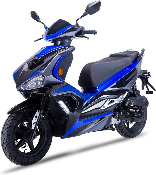 Motorroller Striker 49ccm 45 kmh, rot, GT Union