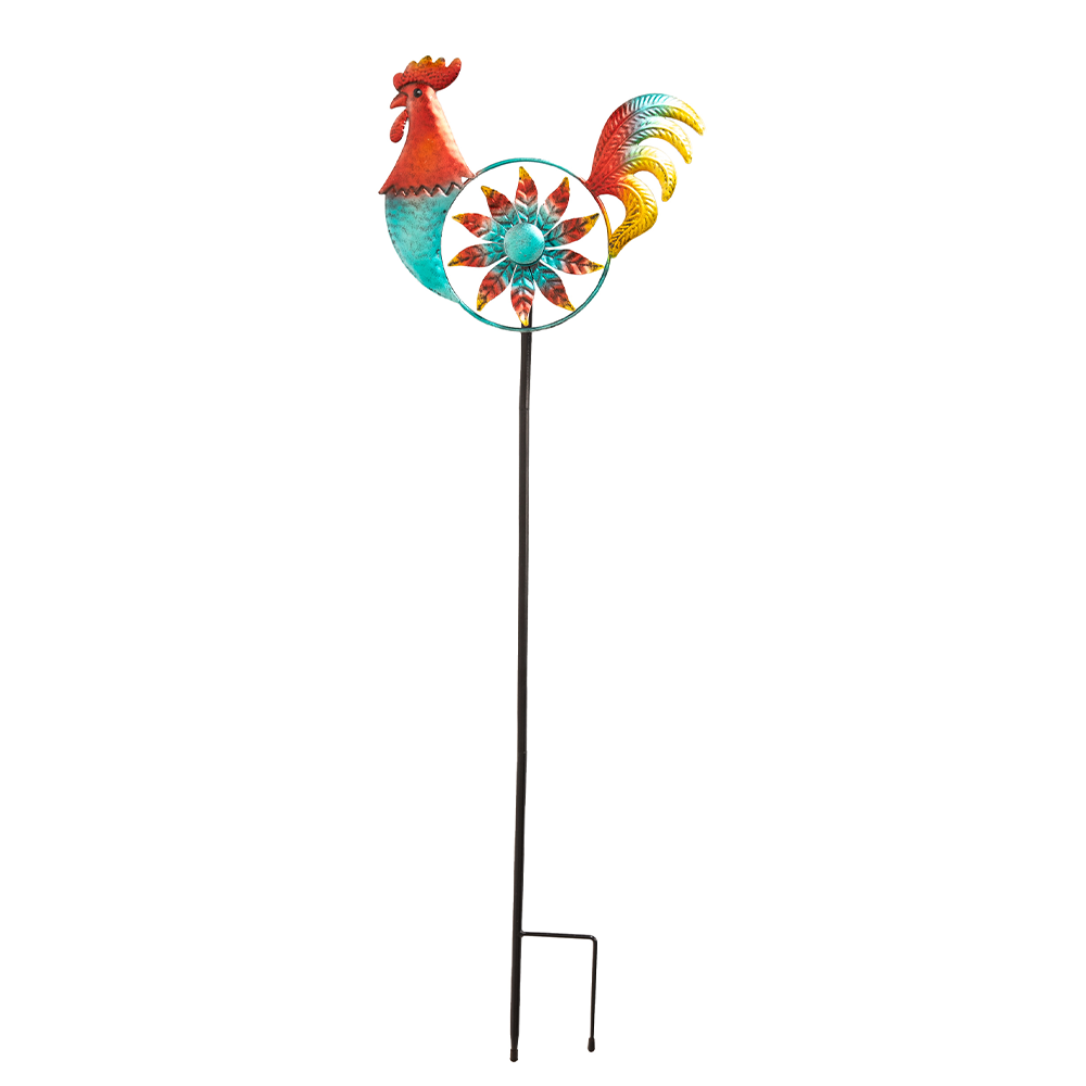 Metall-Gartenstecker mit Windspiel