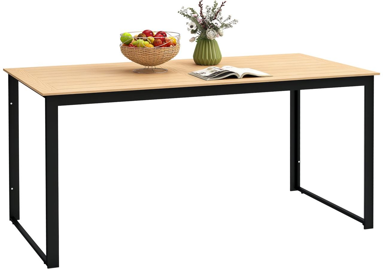 Thumbnail - Gartentisch für 6 Personen 160 x 80 cm Wetterfest Balkontisch Outdoor