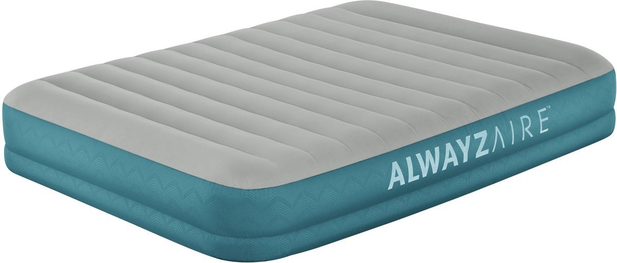 AlwayzAire® Fortech® Doppelluftbett mit akkubetriebener Doppelpumpe 203 x 152 x 36 cm