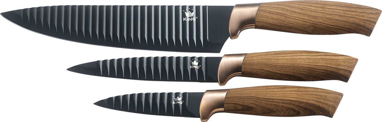 3tlg. Messerset ESSENTIAL im ETUI