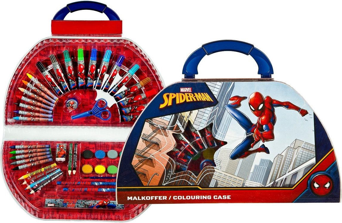 Marvel Spiderman Malpaket – Fantasievolles Malen für Zuhause & unterwegs