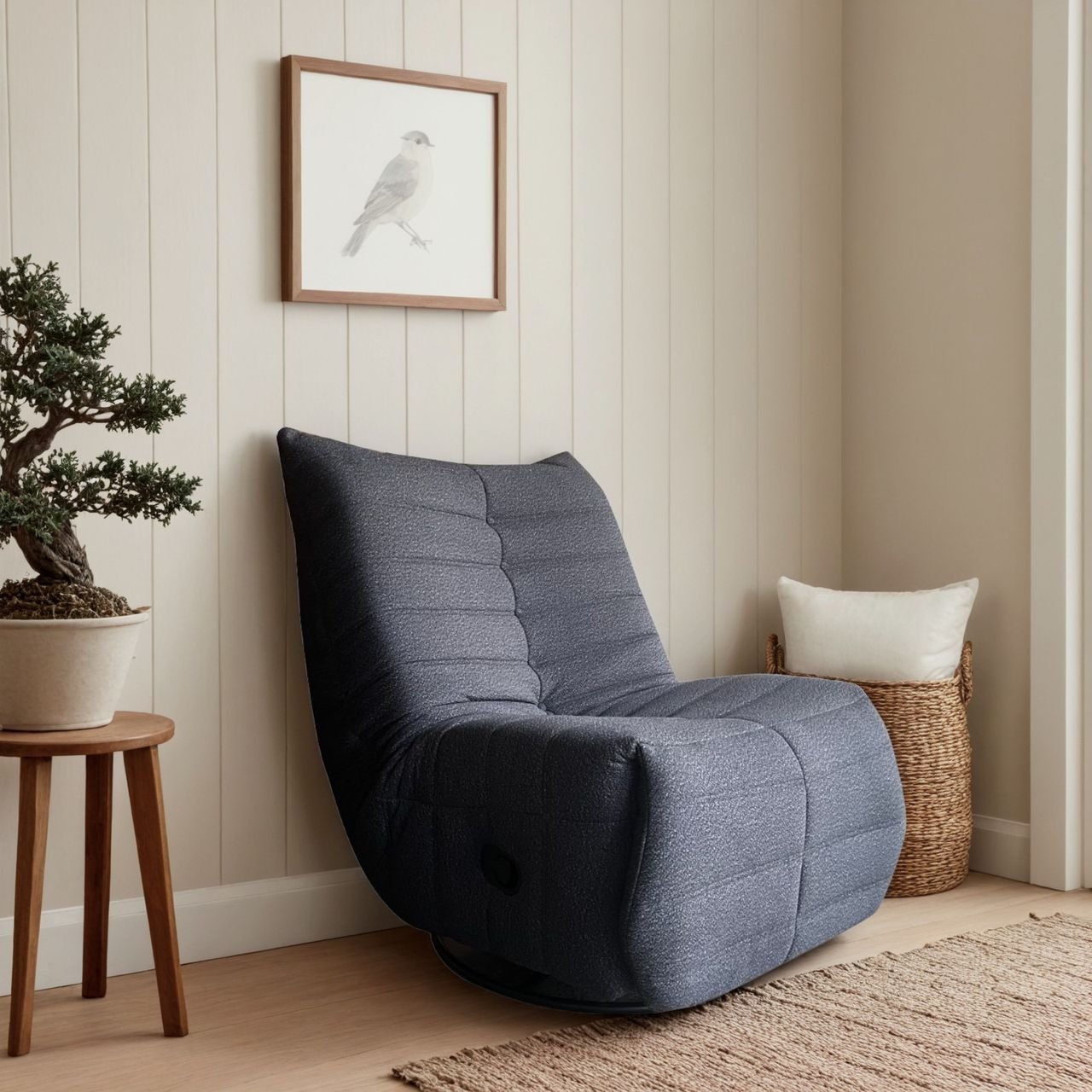 Relaxsessel, ca. 85 x 101 x 93 cm - Dunkelgrau