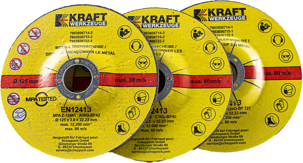 XL-Trenn-/ Fächerscheiben-Set 22 tlg.