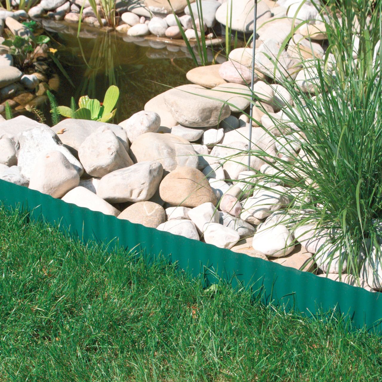 Rasenkante grün 20cm x 9m 500g/m2