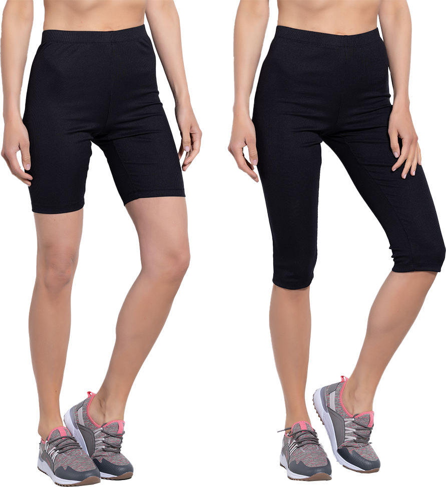Radler- und Capri-Leggings 2er-Pack