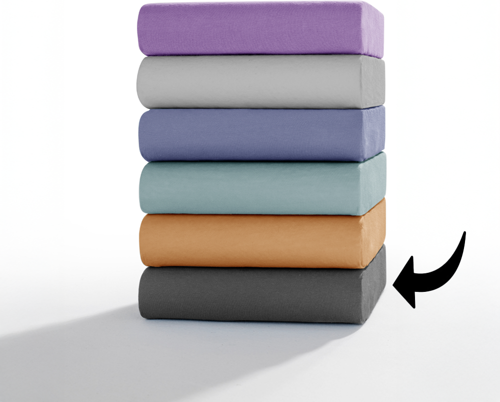 Dreamtex Mako-Feinjersey-Spannbettuch - ca. 90 - 100 x 200 cm