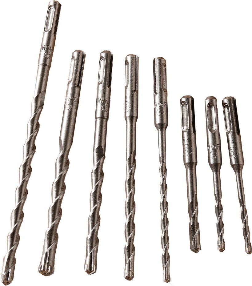 SDS-Plus-Bohrer mit Kreuzspitze - 8tlg.