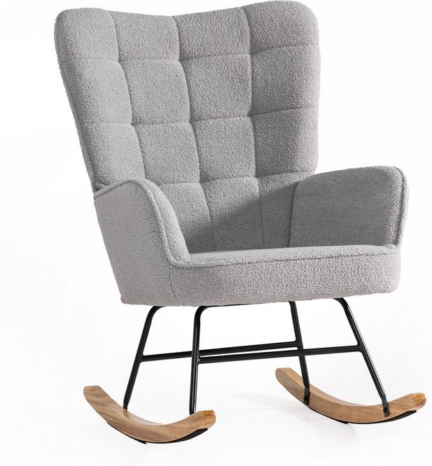 Schaukelstuhl aus Polyester, ca. 71 x 92 x 101 cm