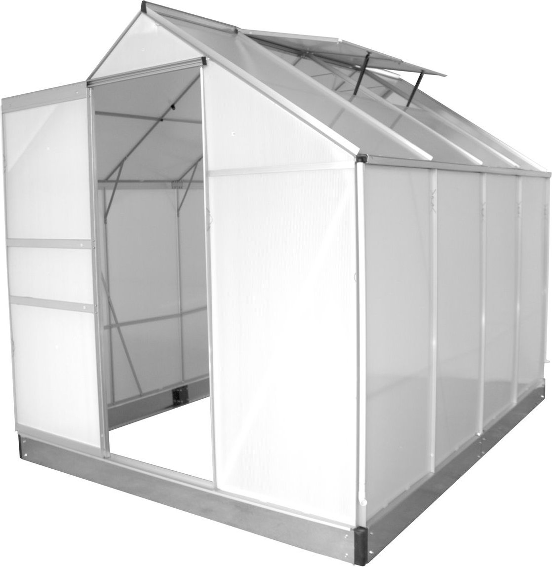 Gewächshaus Alu OSAKA 250x190x195cm