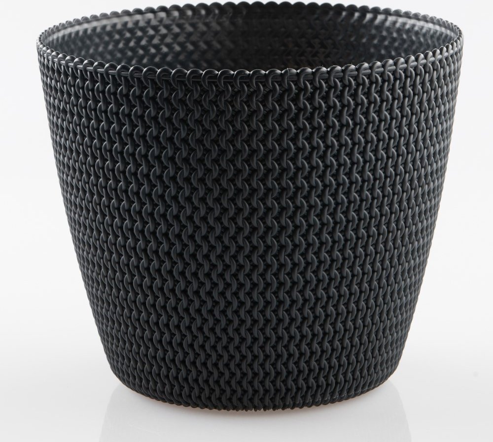 Blumentopf in Strickoptik, ca. 5 Liter