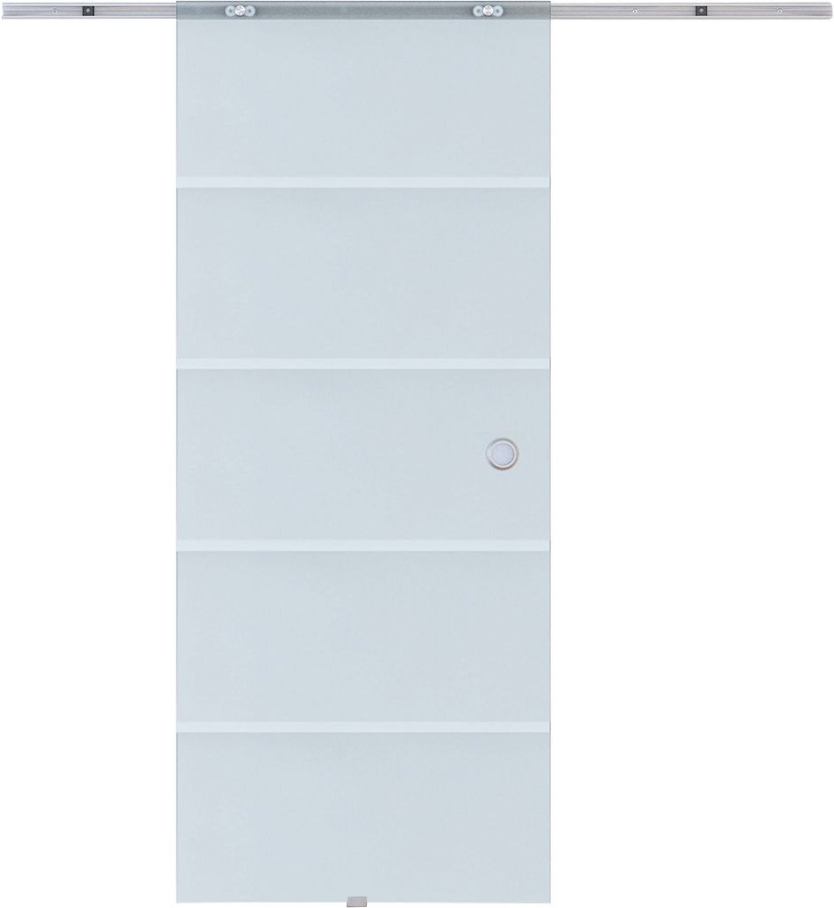 Glasschiebetür Schiebetür Glastür Zimmertür teilsatiniert 775 / 900 / 1025 x 2050 mm