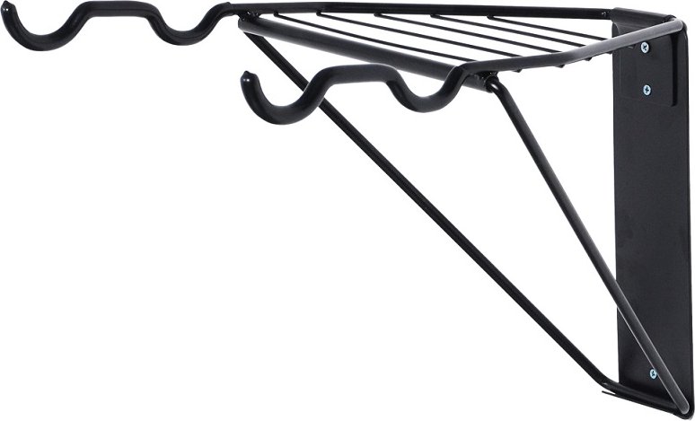 Fahrrad Wandhalterung für 2 Fahrräder, klappbarer Fahrradträger mit Ablagefläche bis zu 45 kg