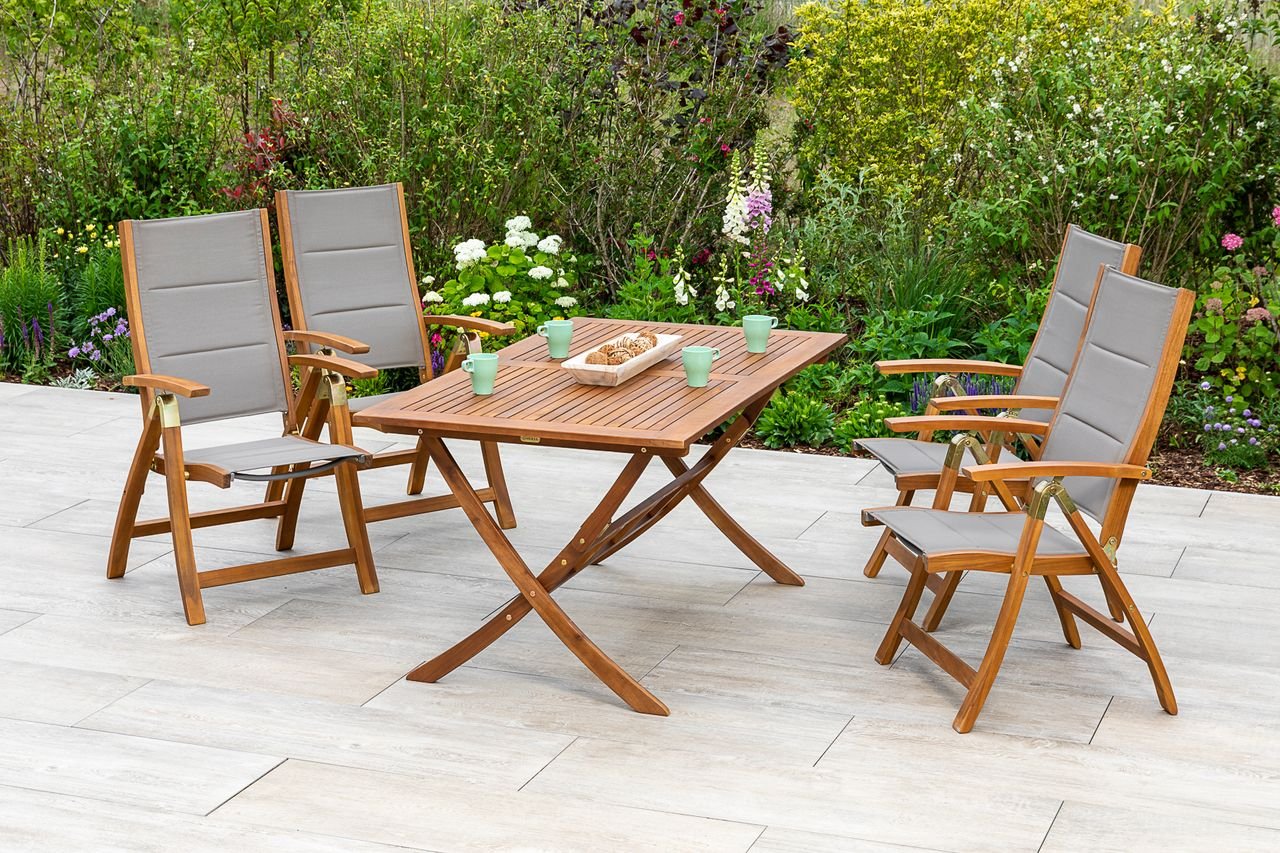 Acapulco Set 5tlg. Klapptisch