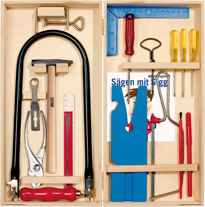 Qualitäts-Laubsägekasten, 23 Teile