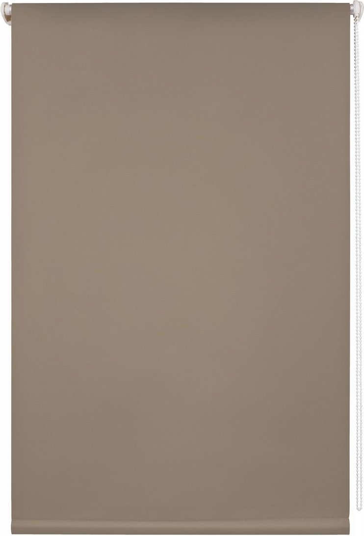 Thermo-Rollo Klemmfix, ohne Bohren, Verdunkelung - Taupe, 100 cm x 150 cm (B x L)