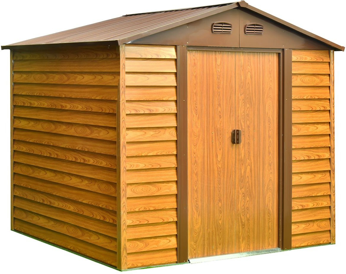 Metallgerätehaus "Sherwood", ca. 195 x 236 x 209 cm - Braun