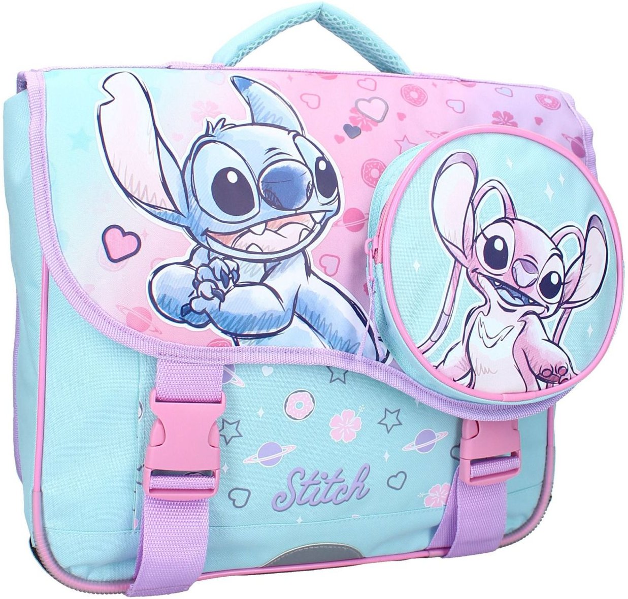 Lilo & Stitch Rucksack für Kinder Ideal für Schule, Reisen und Freizeit