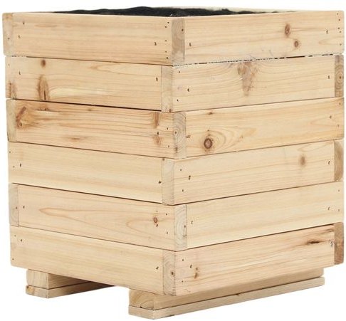 Quadratischer Hochteich inklusive Folie, ca. 28 x 28 x 33 cm