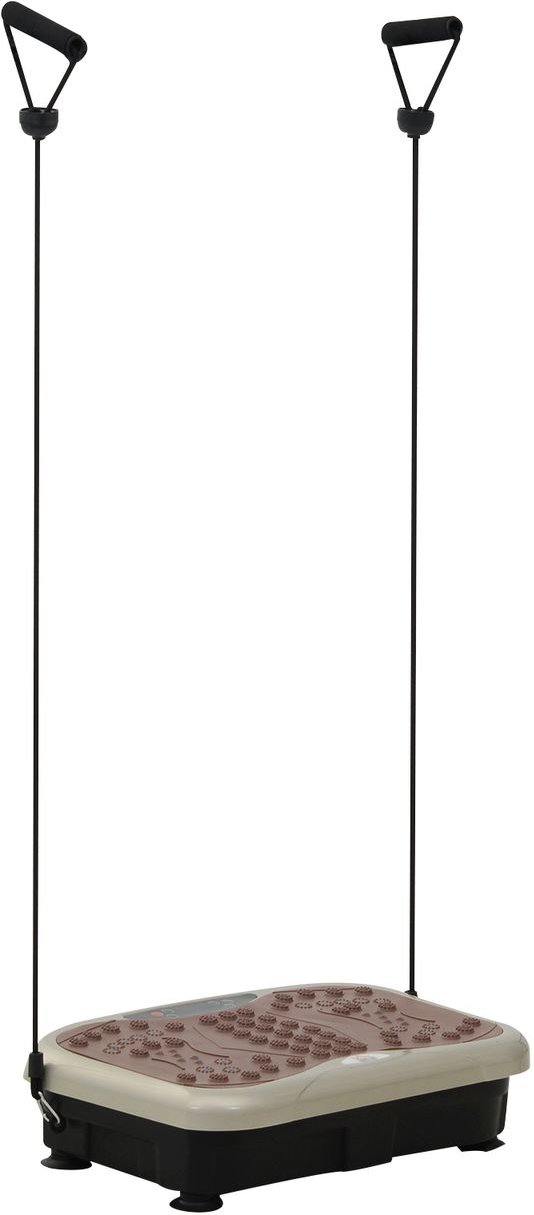 Vibrationsplatte Vibrationstrainer Vibrationsgerät Fitnesstrainer LED-Anzeige USB-Lautsprecher Trainingsbänder Fernbedie...