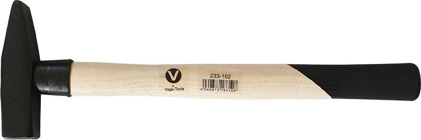 Thumbnail - Schlosserhammer Holzstiel 200 g Schlosser Hammer Hämmer Stielschutz