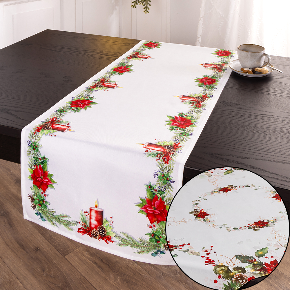 3D-Digitaldruck-Tischwäsche - Tischläufer ca. 40 x 140 cm