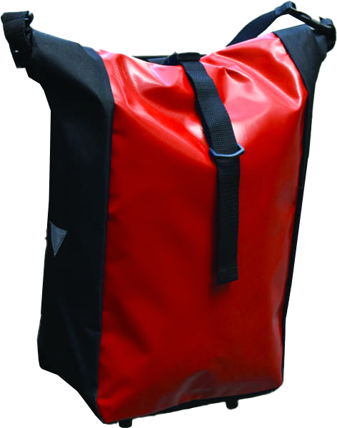 Tarpaulin Fahrradtasche - rot