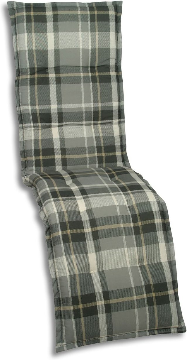 Relaxauflage Karo grau