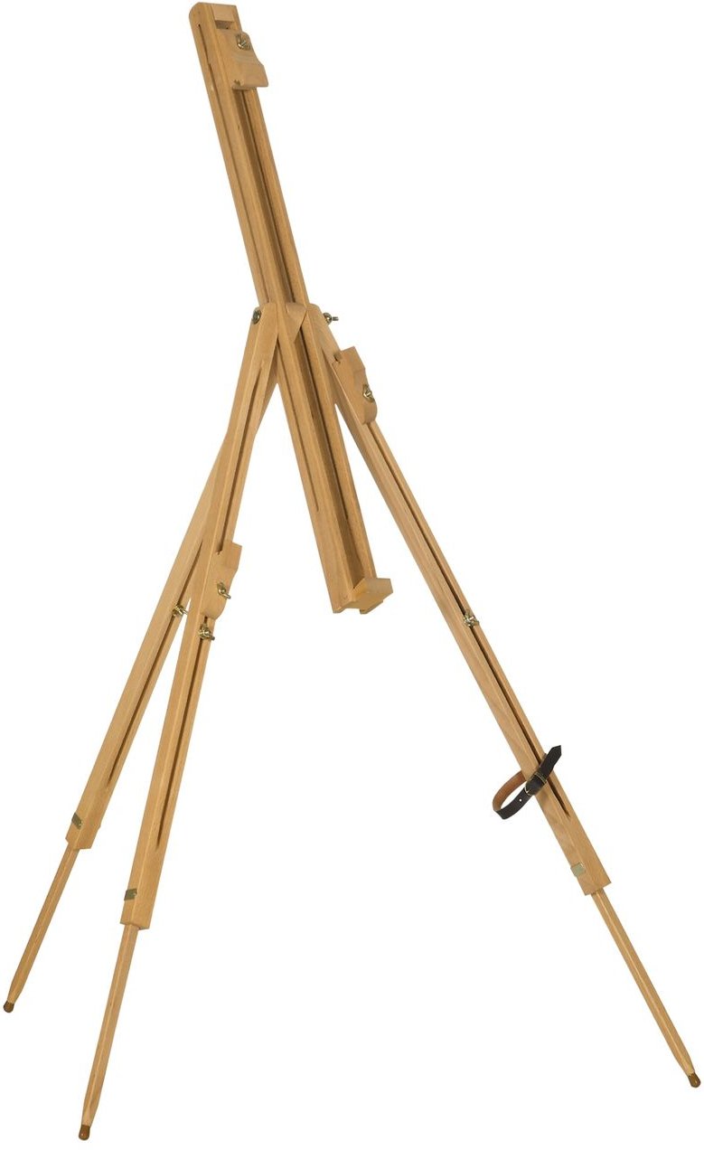 Thumbnail - Holzstaffelei Kunststaffelei, Buchenholz, höhenverstellbar, klappbar