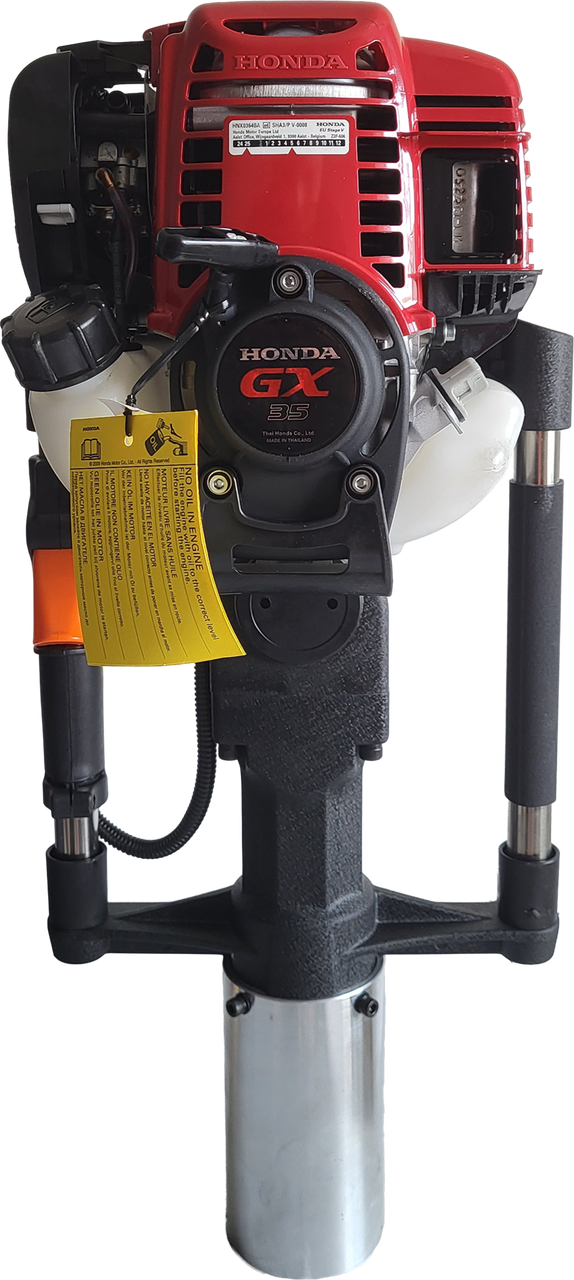 Berger & Schröter | Motor-Pfahlramme mit Honda Motor GX 35 bis 80mm