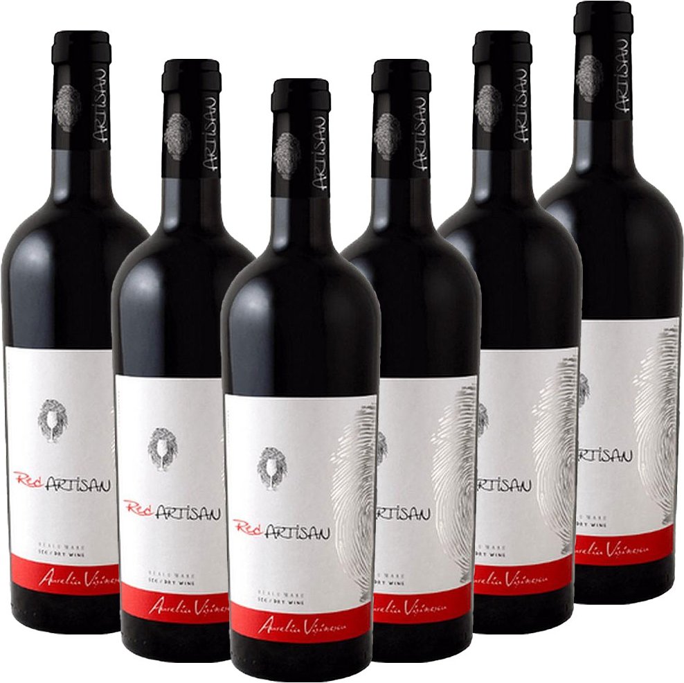 Thumbnail - ARTISAN Red Artisan Cuvee Merlot- Schwarze Mädchentraube (Feteasca Neagra) - Cabernet Sauvignon DOC - 6er Karton