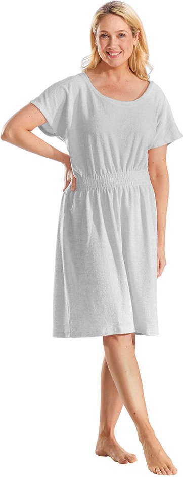 Frottierkleid mit Gummizug