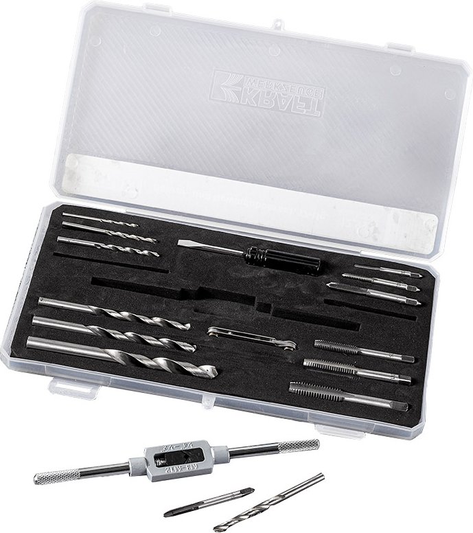 Bohrer- und Gewindebohrset - 17tlg