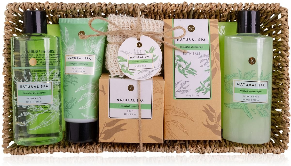 Badeset NATURAL SPA in Seegraskorb