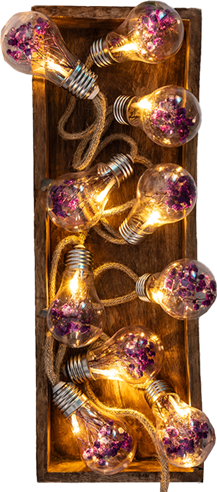 LED-Lichterkette mit Kordel