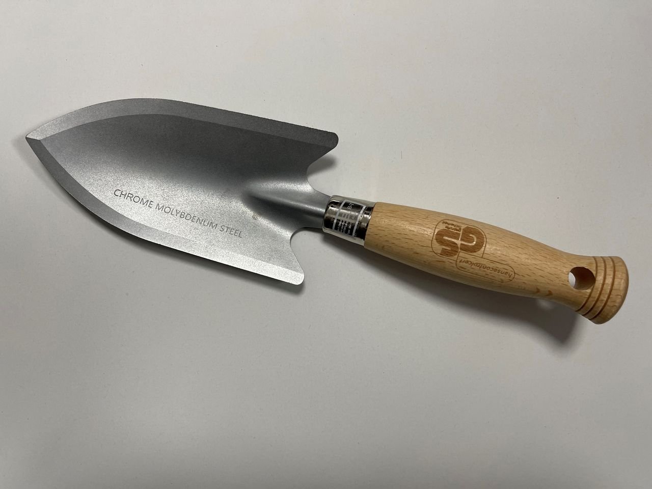 Gartenschaufel mit Buchenholzgriff, ca. 296 mm – Natur