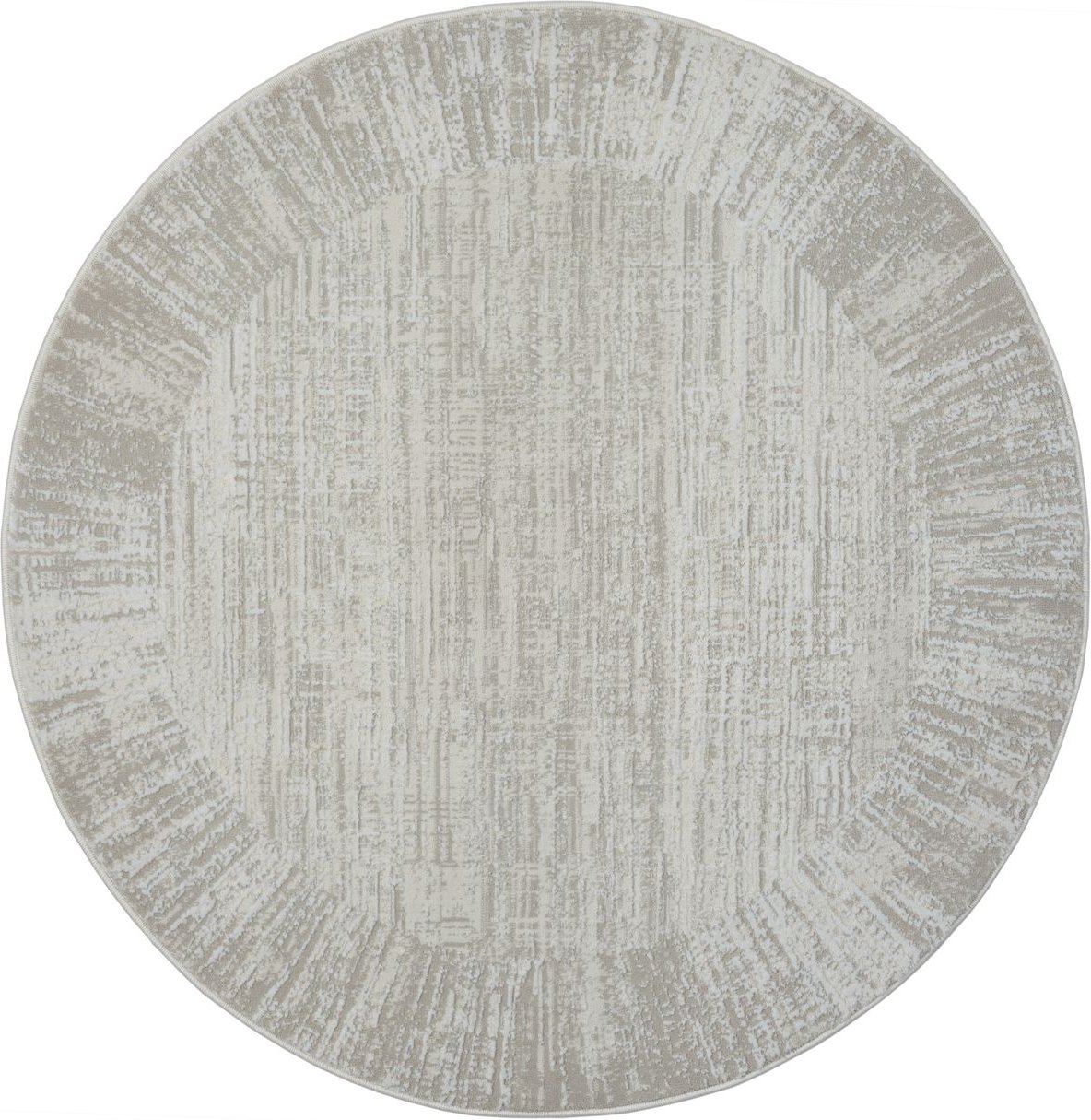 Teppich Eliza, 120cm x 120cm, Farbe Beige, rund, Florhöhe 10mm