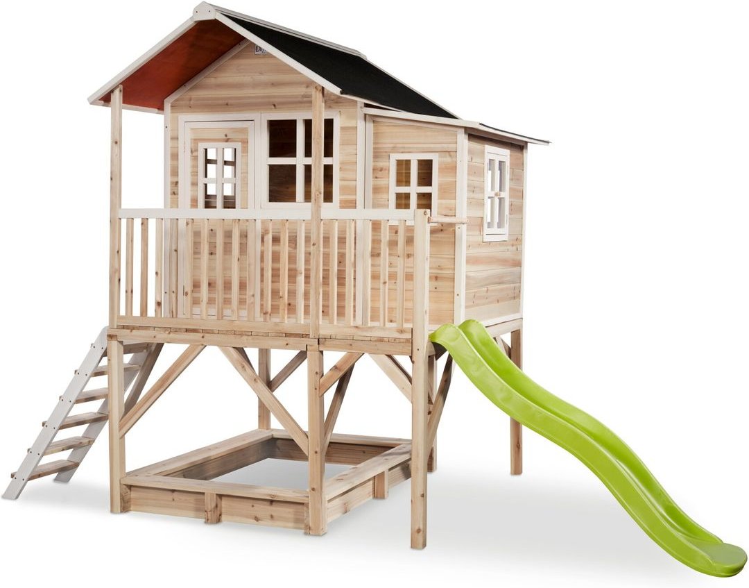 Loft 550 Holzspielhaus - naturel