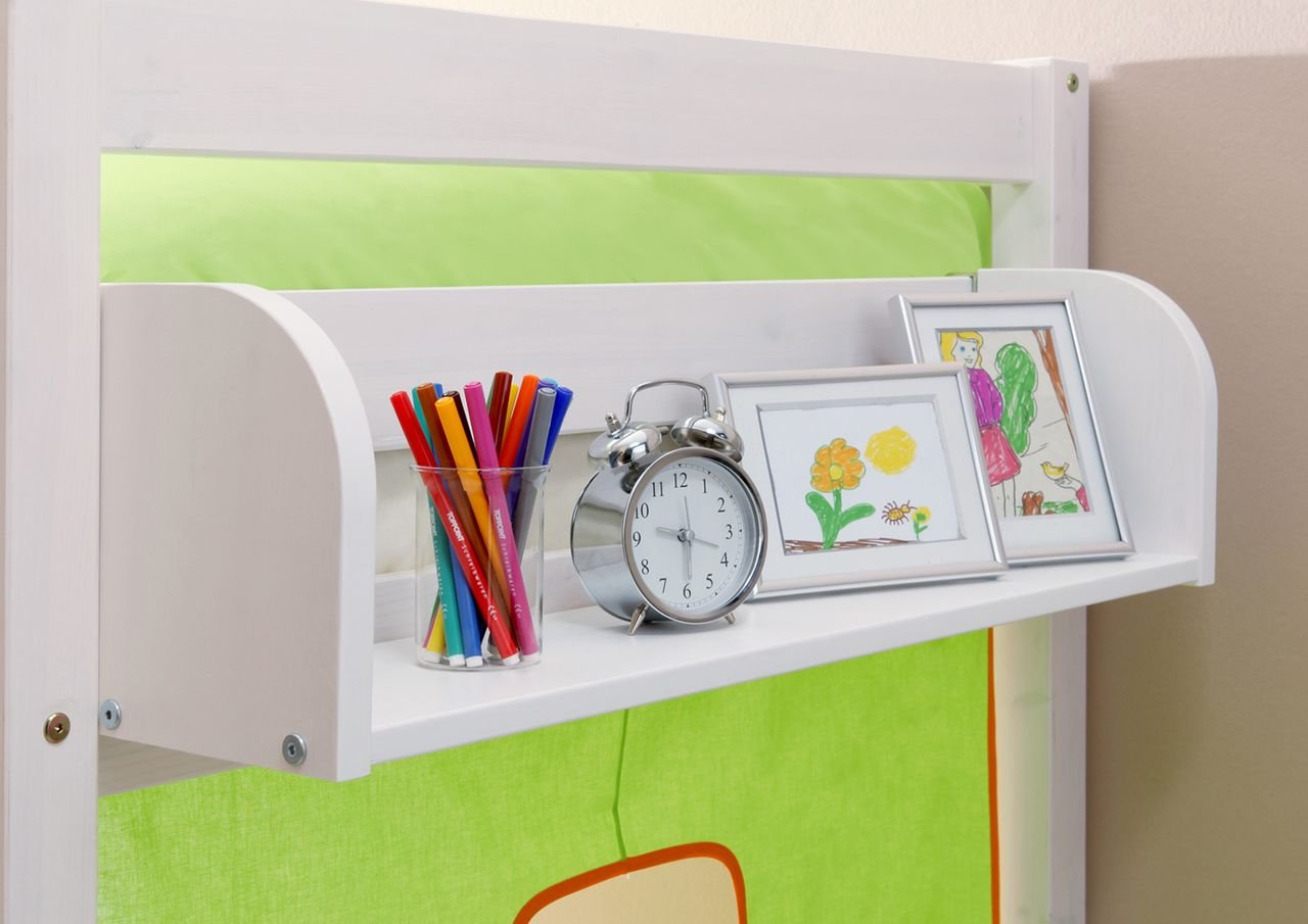 Einhängeregal Hoch- und Etagenbett groß weiß