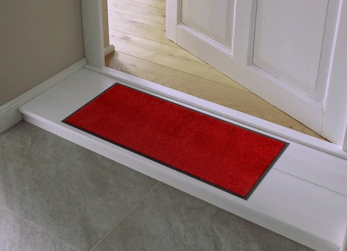 Rutschfeste Fußmatte Regal Red 350 x 750 cm