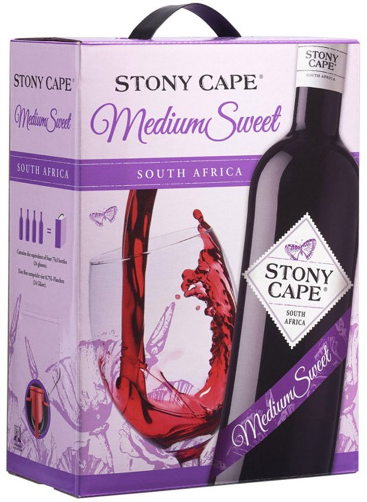 Stony Cape Rotwein lieblich Bag in Box 3 l