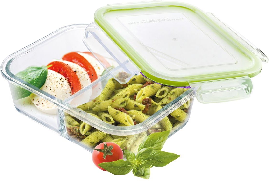 Thumbnail - Borosilikatglas-Vorratsdose Rechteckig