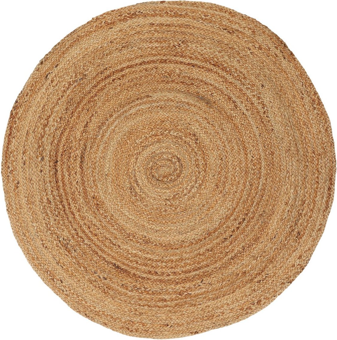 Teppich Sophia, 120cm x 120cm, Farbe Hellbraun, rund, Florhöhe 10mm